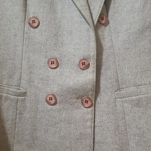 VINTAGE HARVÉ BENARD PURE WOOL SKIRT SUIT 7/8 - Picture 4 of 8